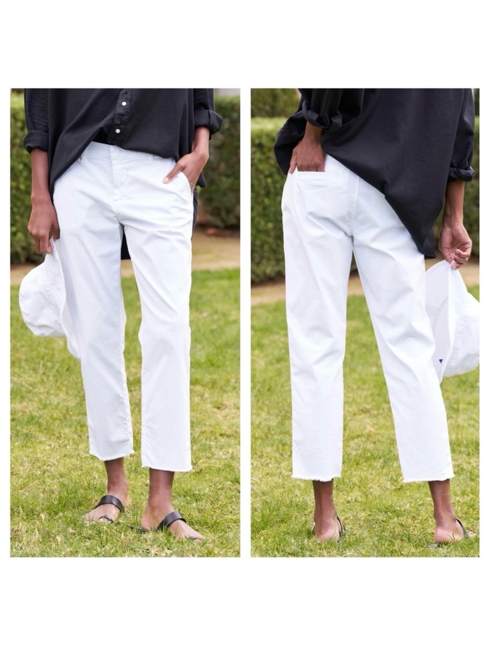 Frank & Eileen Wicklow Italian Chino in White
